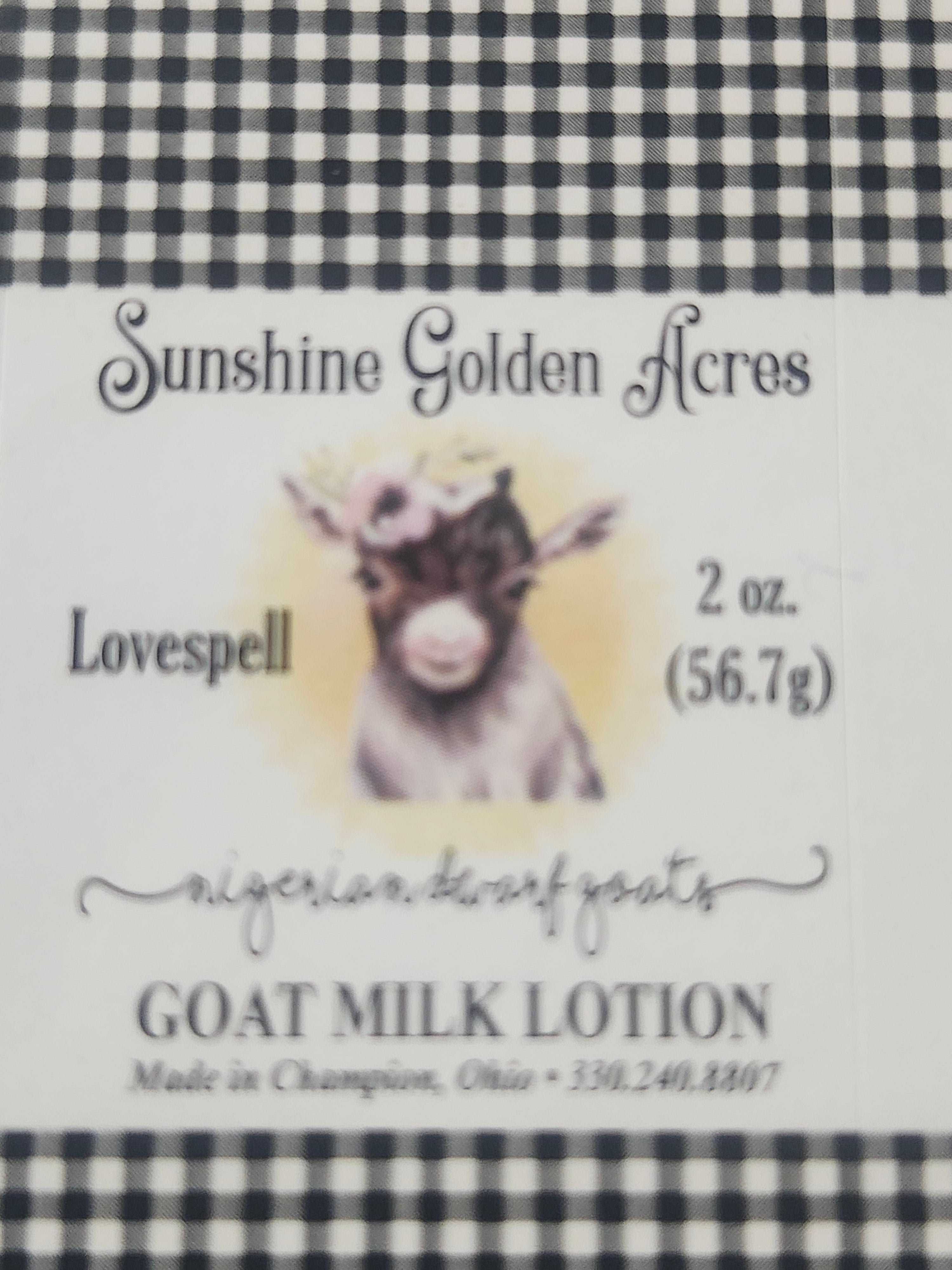Love Spell 2oz. Lotion