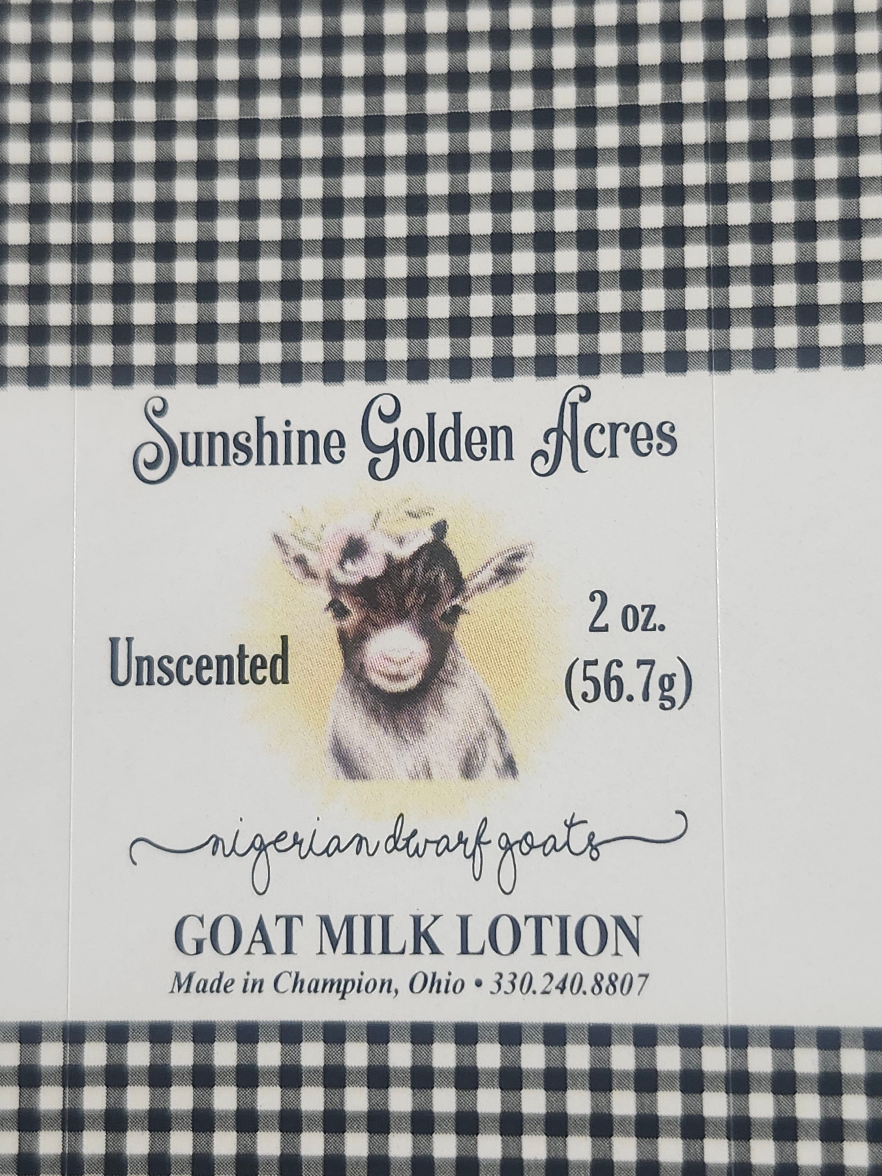 Unscented 2oz. Lotion
