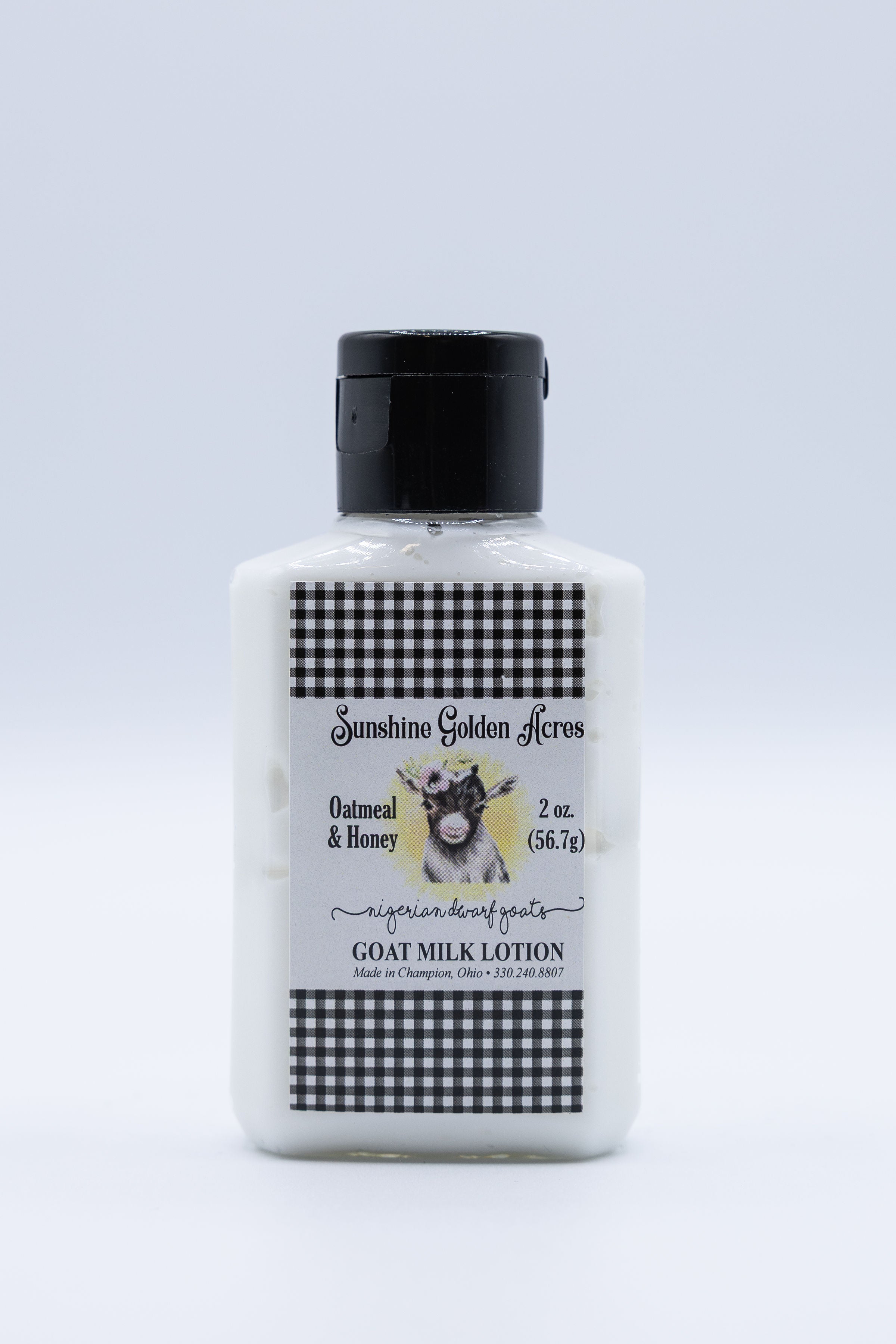Oatmeal Honey 2oz. Lotion